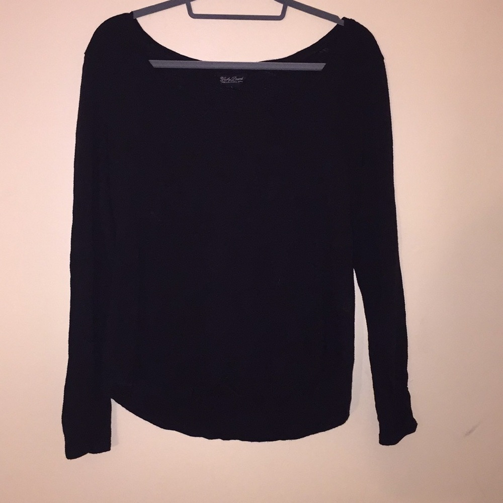 Black Lucky Brand Long-Sleeve